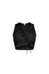 Vogue Lace Up Cutout Crop Top